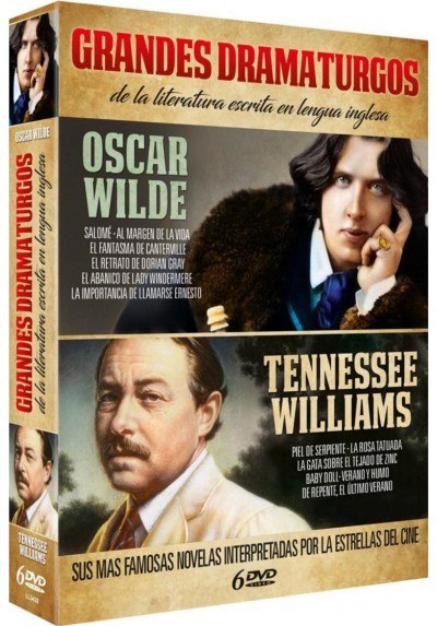 Pack Grandes Dramaturgos de la Literatura escrita en Lengua Inglesa: Oscar Wilde & Tennessee Williams