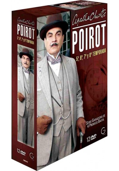 Poirot 5ª, 6ª, 7ª y 8ª Temporada - Agatha Chiristie