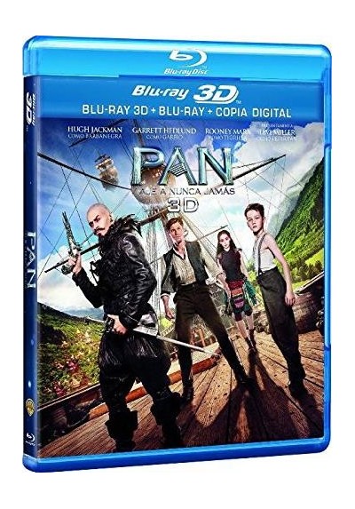 Pan : Viaje A Nunca Jamas (Blu-Ray 3d + Blu-Ray + Copia Digital)
