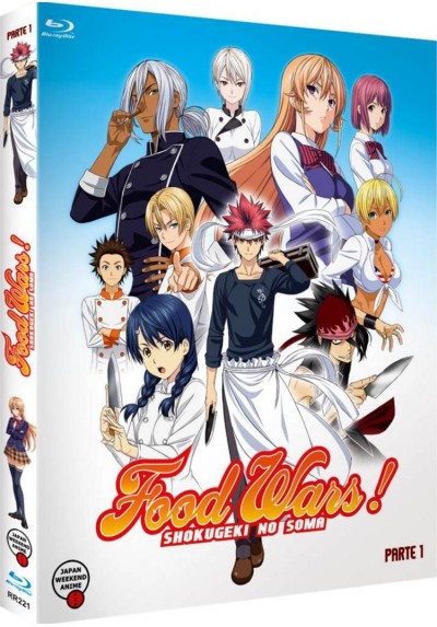 Food Wars - 1ª Temporada - 1ª Parte (Shokugeki No Soma) (Blu-ray)