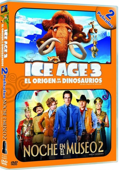 Pack Ice Age 3 : El Origen De Los Dinosaurios / Noche En El Museo 2