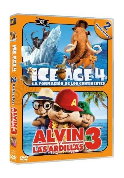 Pack Ice Age 4 / Alvin Y Las Ardillas 3