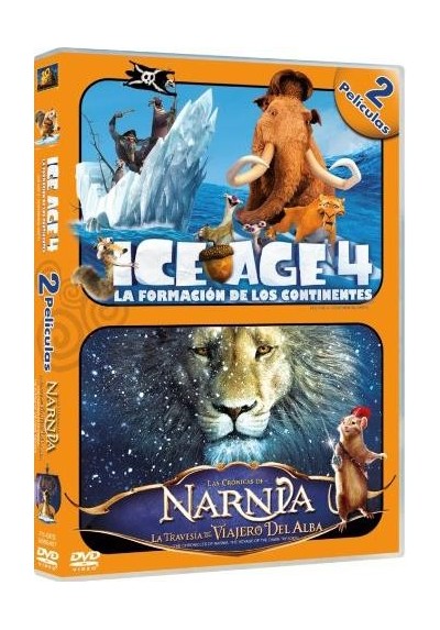 Pack Ice Age 4 / Las Crónicas De Narnia : La Travesía Del Viajero Del Alba