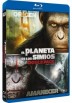 Pack El Origen Del Planeta De Los Simios / El Amanecer Del Planeta De Los Simios (Blu-Ray)
