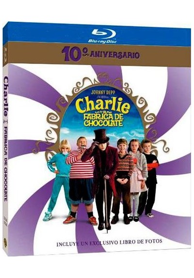 Charlie Y La Fábrica De Chocolate (Blu-Ray) (Ed. 10º Aniversario) (Charlie And The Chocolate Factory)