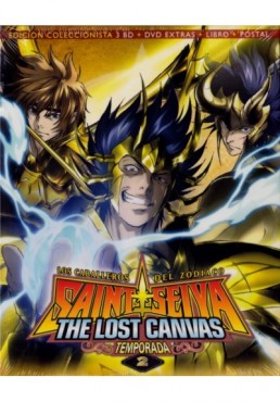 Saint Seiya - Los Caballeros Del Zodiaco: The Lost Canvas - 2ª Temporada (Blu-Ray + Dvd Extras + Libro + Postal)