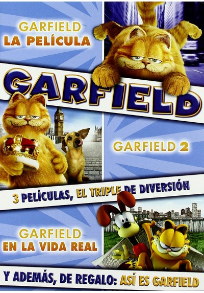 Pack Garfield : La Película / Garfield 2 / Garfield En La Vida Real / Así Es Garfield