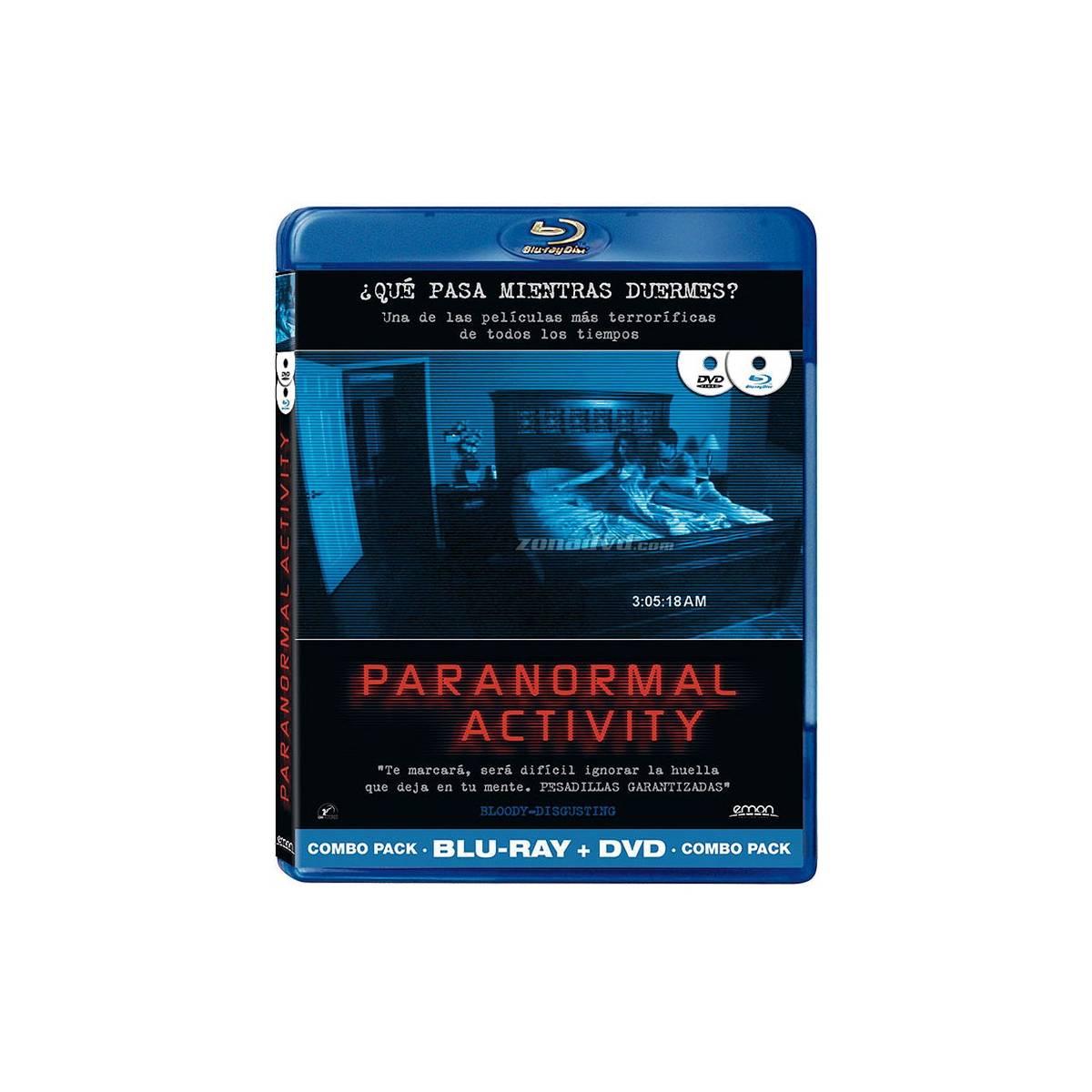 Paranormal Activity Blu Ray Dvd
