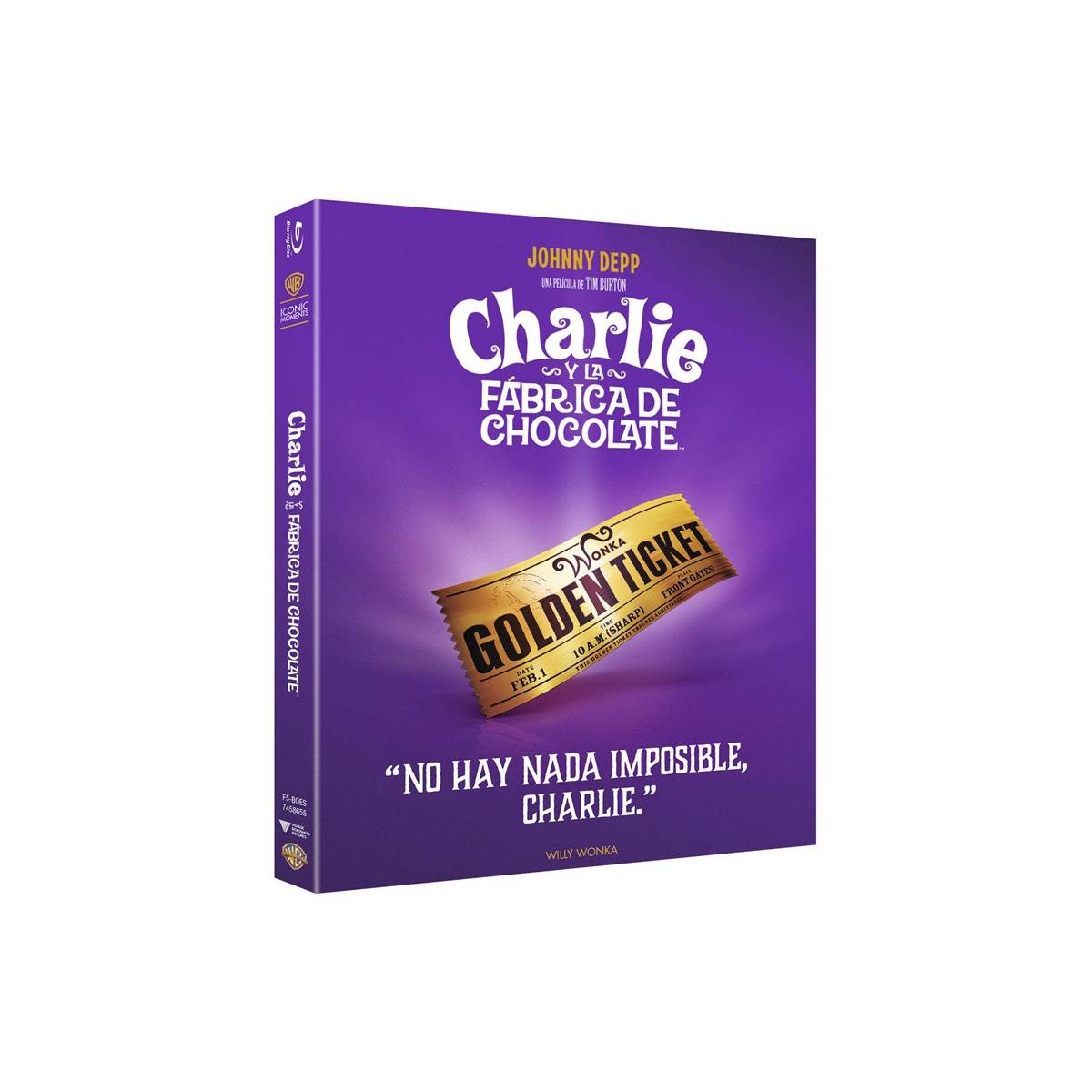 Charlie Y La Fábrica De Chocolate - Iconic (Blu-Ray) (Charlie And The ...