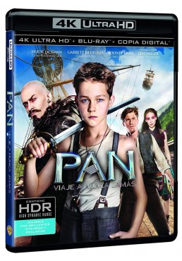 Pan : Viaje A Nunca Jamas (Blu-Ray 4K + Blu-Ray + Copia Digital)
