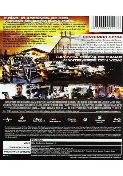 Death Race 2 (Blu-ray) (La carrera de la muerte: el origen) 2