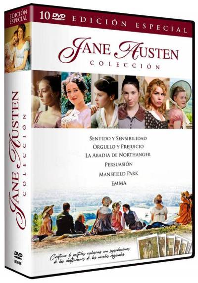 Pack Coleccion Jane Austen - Contiene 6 Postales Vintage