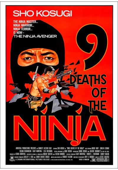 Las Nueve Muertes de Ninja (9 Deaths of the Ninja) - Poster Laminado