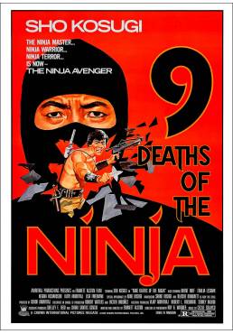 Las Nueve Muertes de Ninja (9 Deaths of the Ninja) - Poster Laminado