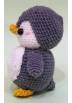 Pingüino Gris (Amigurumis)