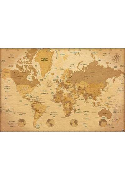Mapa del Mundo (POSTER 45x32)