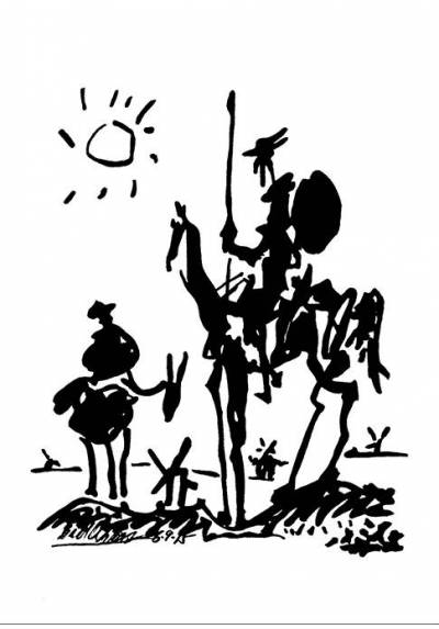 El Quijote - Picasso (POSTER 32x45)