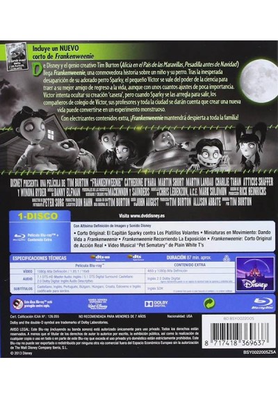 Frankenweenie (Blu-ray) 2
