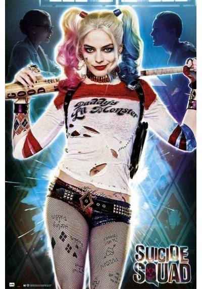 Poster Harley Quinn - Daddys Lil Monster (POSTER 61 x 91,5)