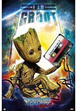 Poster Marvel Guardianes de la Galaxia Vol.2 - Groot (POSTER 61 x 91,5)