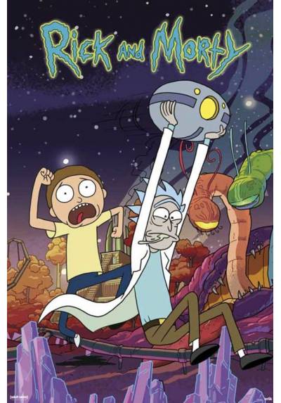 Poster Rick y Morty Planeta (Rick and Morty Planet) (POSTER 61 x 91,5)