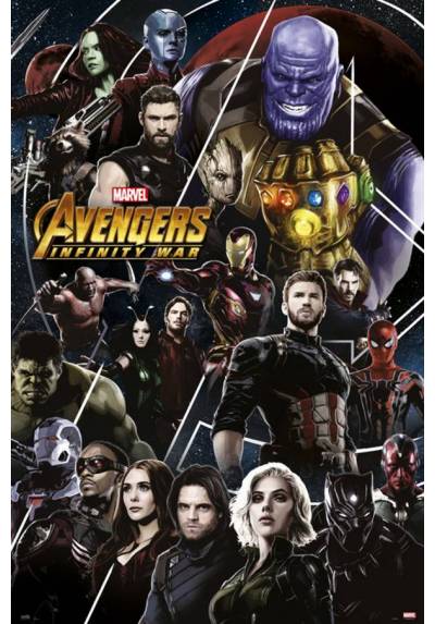 Poster Los Vengadores: Infinity War 2 (POSTER 61 x 91,5)