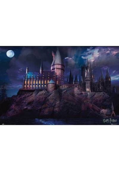 Poster Horizontal Harry Potter - Hogwarts (POSTER 91,5 x 61)