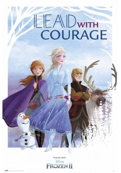 Poster Disney Frozen II - Lidera Con Valor (Lead with Courage) (POSTER 61 x 91,5)