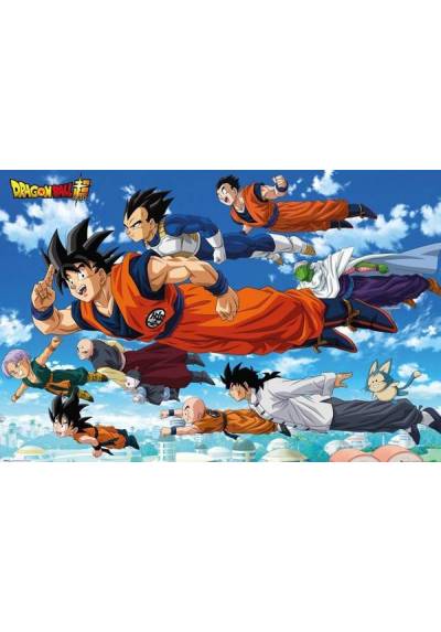 Poster Horizontal Dragon Ball - Super Vuelo (POSTER 91,5 x 61)