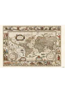 Poster Mapa del Mundo Antiguo (POSTER 91,5 x 61)