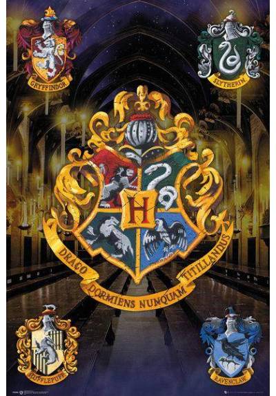 Poster Harry Potter - Crestas (POSTER 61 x 91,5)