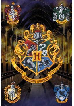 Poster Harry Potter - Crestas (POSTER 61 x 91,5)
