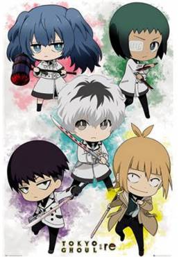 Poster Tokyo Ghoul - RE Chibi Personajes (POSTER 61 x 91,5)