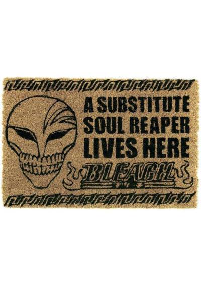 Felpudo Bleach - A sustitute soul reaper lives here (Un segador de almas vive aqui) (40 X 60 X 2)