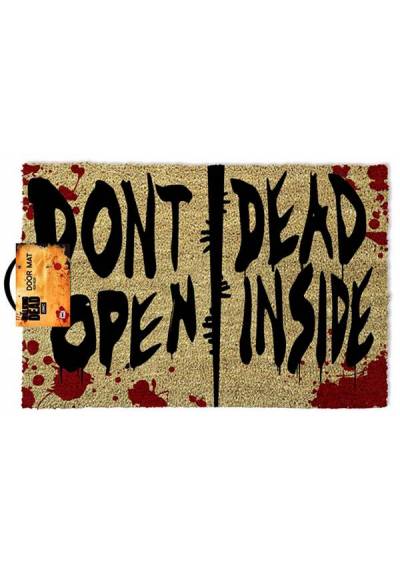 Felpudo The Walking Dead - Don´t dead open inside (No abras por dentro) (40 X 60 X 2)