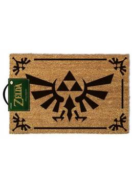 Felpudo The Legend of Zelda - Triforce Black  (La Leyenda de Zelda: Trifuerza Negra) (40 X 60 X 2)