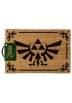 Felpudo The Legend of Zelda - Triforce Black  (La Leyenda de Zelda: Trifuerza Negra) (40 X 60 X 2)