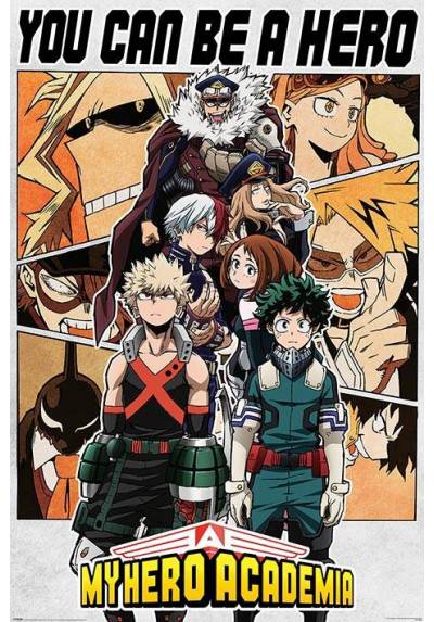 Poster My Hero Academia - You Can Be a Hero (Puedes ser un heroe) (POSTER 61 x 91,5)