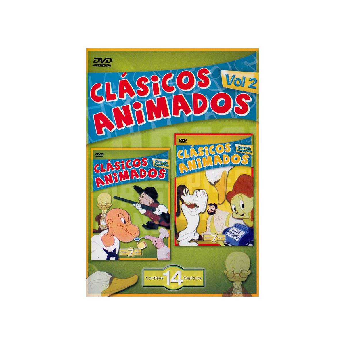 Los Mejores Clásicos Animados (The Best of Animated Classics) Spanish Audio  DVD
