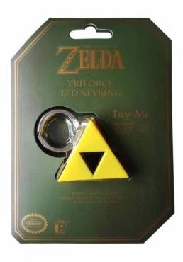Llavero LED Triforce - La Leyenda de Zelda (3,8 x 4,6 x 1,7)