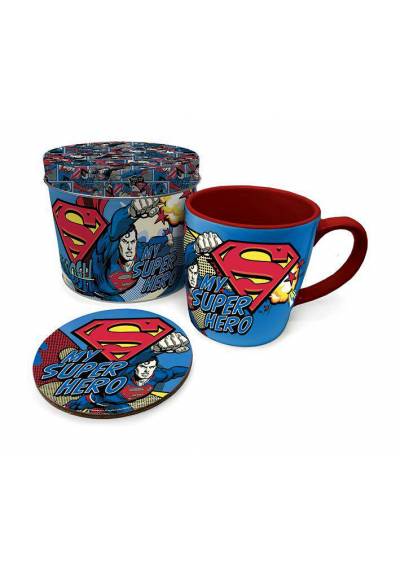Lata con Posavaso Superman -  My Super Hero