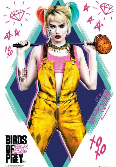 Poster Harley Quinn - Aves de presa (POSTER 61 x 91,5)