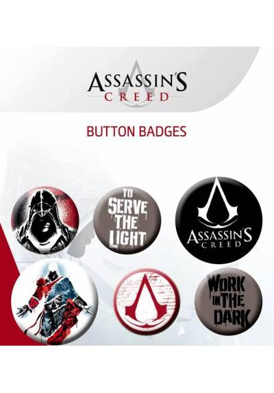 Set de Chapas de Assassin's Creed