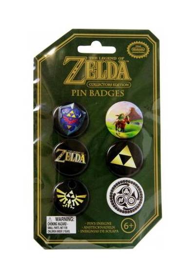 Set de Chapas de La Leyenda de Zelda