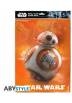 Placa de Metal BB8 - Star Wars