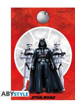 Poster Darth Vader y 2 Troopers - Star Wars (POSTER 98x68)