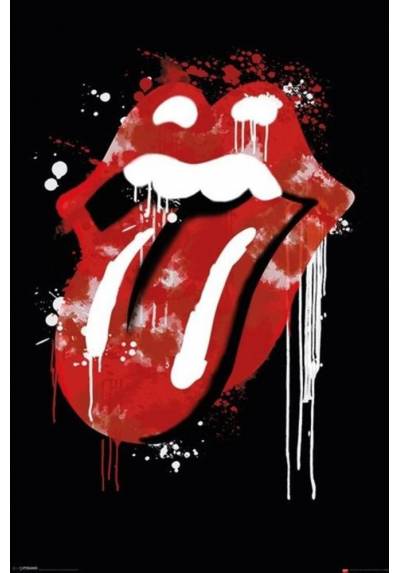 Poster The Rolling Stone Logo - Graffiti (POSTER 61 x 91,5)