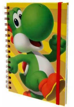 Cuaderno A5 de notas Yoshi Wiro - Super Mario