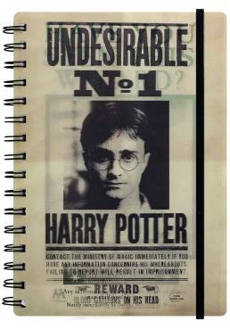 Cuaderno A5 de notas Lenticular 3D Sirius & Harry - Harry Potter
