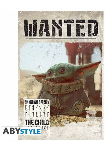 Poster Star wars - The Mandalorian - Se busca el bebe Yoda (POSTER 61 x 91,5)